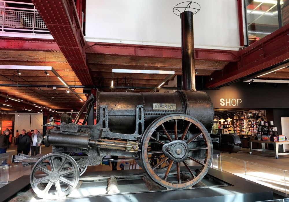 Stephenson's Rocket Steam Engine at the Science and Industry Museum