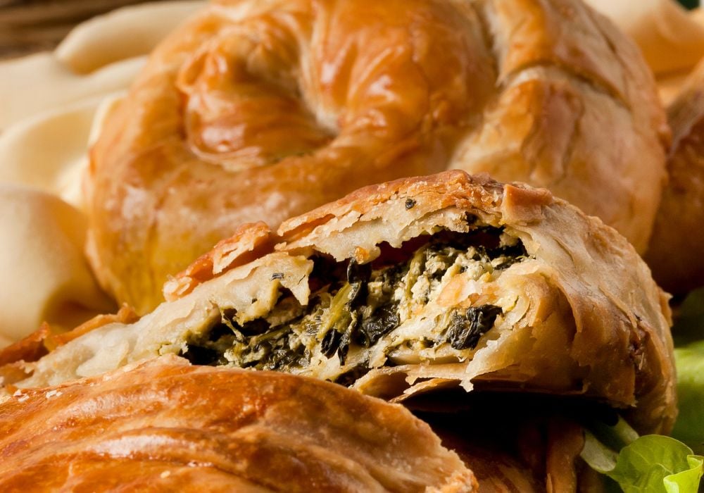 A selective focus of Spanakopita