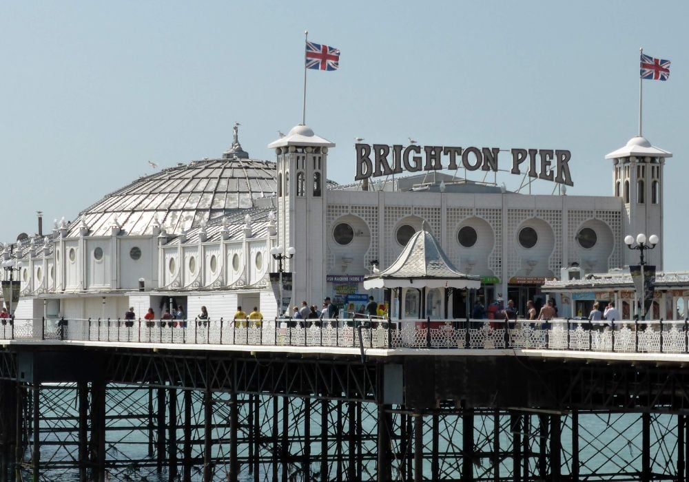 Brighton Pier of England