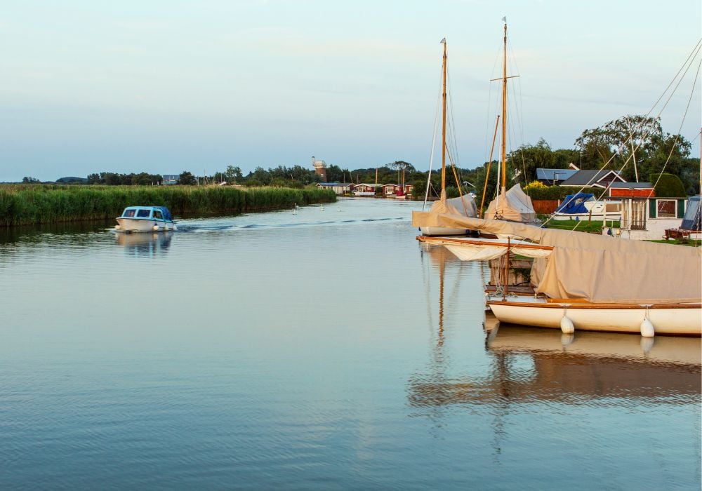 a boat trip on the Norfolk Broads